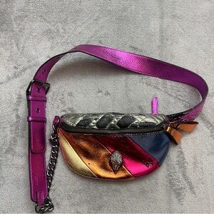 Kurt Geiger Crossbody Bag Multicolor Chain Eagle head Jeweled